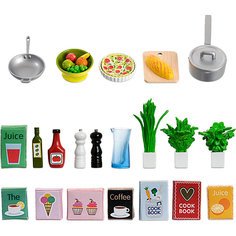 Аксессуары для домика Lundby Набор кухонных аксессуаров, 21 предмет