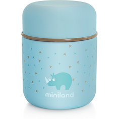 Термос Miniland Silky Thermos Mini 280 мл, голубой