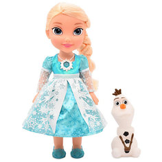 Набор кукол Disney Холодное сердце: Эльза и Олаф, 35 см, свет, звук