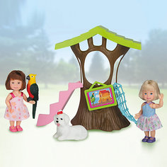 Игровой набор Paula "Домик в лесу", с разноцветным попугаем