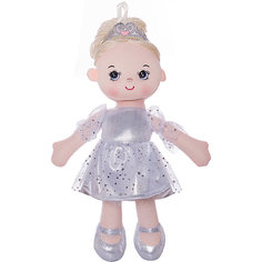 Мягкая кукла ABtoys Балерина в белом платье, 30 см