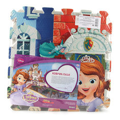 Коврик-пазл "София прекрасная 8 сегментов", Умка Играем вместе