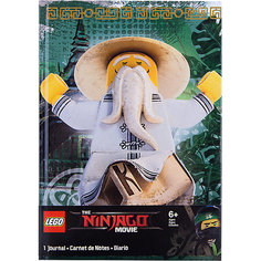 Книга для записей (96 листов, линейка) с резинкой LEGO Ninjago Movie (Лего Фильм: Ниндзяго)-Sensei Wu