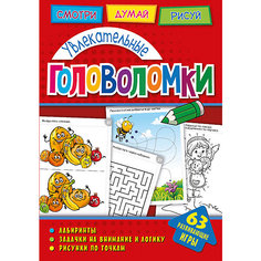 Развивающая книга «Головоломки. Увлекательные головоломки» ND Play