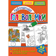 Развивающая книга «Головоломки. Любопытные головоломки» ND Play