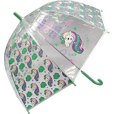 Зонт детский Mary Poppins "Единорог", 48 см, полуавтомат (прозрачный купол) Наша Игрушка