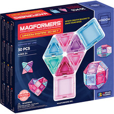 Магнитный конструктор 714004 Window Inspire 30 set, MAGFORMERS