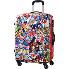 Чемодан American Tourister Комиксы, высота 75 см