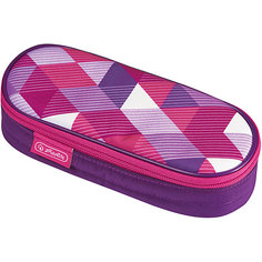 Пенал-косметичка Polina Case Pink Cubes Herlitz