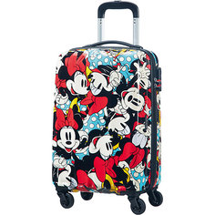 Чемодан American Tourister Минни комиксы, высота 55 см