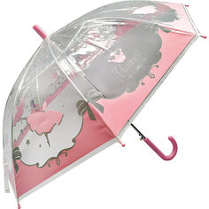 Зонт детский Mary Poppins "Принцесса", 48 см, полуавтомат (прозрачный) Наша Игрушка