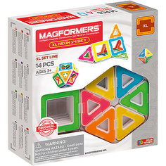 Магнитный конструктор Magformers XL Neon 14 set