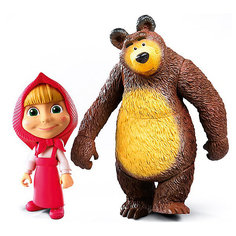 Набор фигурок Prosto Toys Маша и Медведь, 2 шт, 7-10 см
