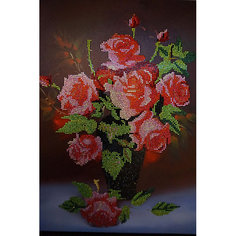 Алмазная мозаика Color KIT "Букет роз", 40х50 см
