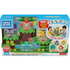 Конструктор Mega Bloks First Builders Джунгли зовут Mattel