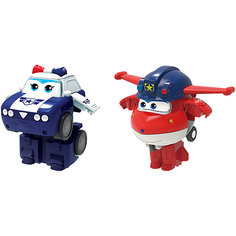 Игровой набор мини-трансформеры Gulliver Super wings "Команда Полиции", Джетт Пол