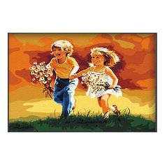 Алмазная мозаика Color KIT "Детство", 40х50 см