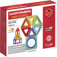 Магнитный конструктор MAGFORMERS Basic Plus 26 Set