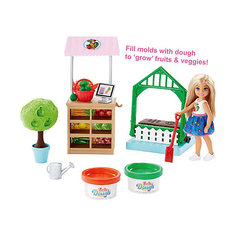 Игровой набор с куклой Barbie Овощной сад Челси Mattel