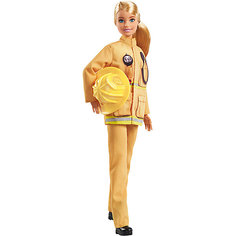 Кукла к 60-летию Barbie "Кем быть?" Пожарный Mattel