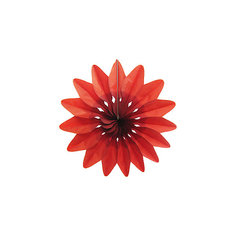 Украшение для праздника Патибум "Цветок" 36 см., красный