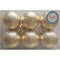 Набор украшений Fenix-present "Золотые круги", 6 шт Феникс Презент