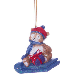 Украшение "Мишка в санках"" Феникс Презент