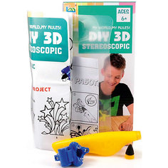 3Д ручка DIY 3D Stereoscopic "3D Magic Glue" Космический корабль 1 ручка