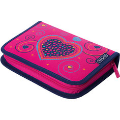 Пенал с наполнением Herlitz Pink Hearts, 31 предмет