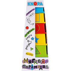 Мягкая пирамидка стаканчики с наклейками Knopa "Дидактика" Кнопа