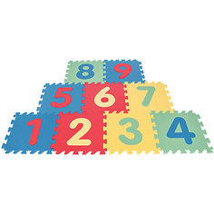Игровой коврик 9-ти секционный с цифрами, 33х33х0,7 см Pilsan