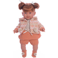 Кукла-пупс Llorens Амелия в оранежвом платье, 42 см
