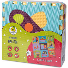 Коврик-пазл "Транспорт" 1*31*31см (9 деталей) ЯиГрушка