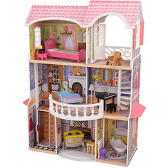 Винтажный кукольный дом для Барби KidKraft "Магнолия", в подарочной упаковке