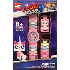 Часы наручные LEGO Movie 2 с минифигурой Unikitty