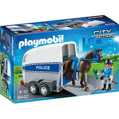 Конструктор Playmobil "Полиция" Полиция с лошадью и прицепом Playmobil®