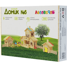 Конструктор Лесовичок Новый Домик №6, 380 деталей