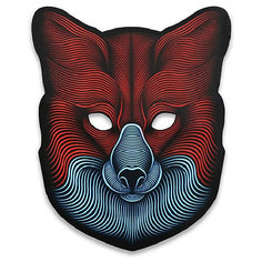Cветовая маска GeekMask "Fox", со звуком