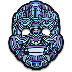 Cветовая маска GeekMask "Robot", со звуком