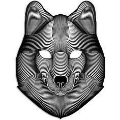 Cветовая маска GeekMask "Shadow Wolf", со звуком