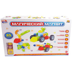 Конструктор ABtoys "Магический магнит", 65 деталей