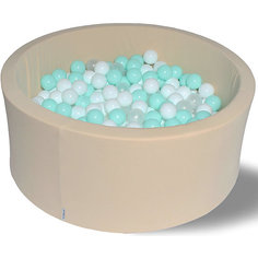 Сухой бассейн Hotenok "Ванилька" 40 см, 200 шариков