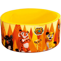 Сухой бассейн Hotenok "Лео и Тиг", желтый с оранжевыми деревьями, 40 см