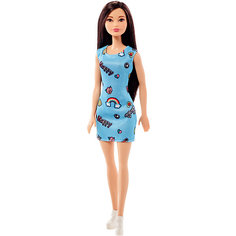 Кукла Barbie "Стиль" брюнетка в голубом платье, 28 см Mattel