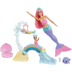 Игровой набор Barbie Dreamtopia Кукла с маленькими русалочками Mattel