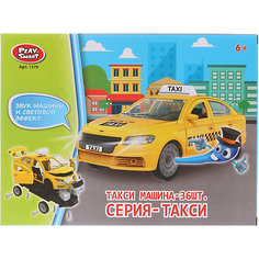 Конструктор-скрутка Наша игрушка Такси, со светом и звуком