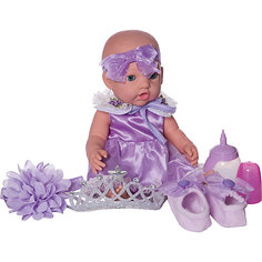 Кукла-пупс Junfa Toys в корзинке, с акссесуарами