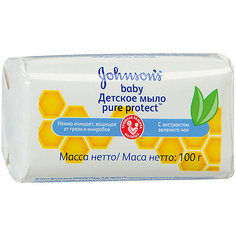 Детское мыло Pure Protect 100 гр , Johnson`s baby