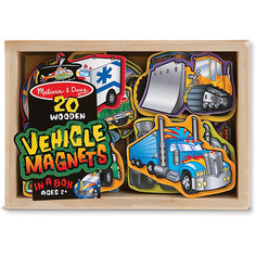 Магнитная игра "Автомобили", Melissa & Doug