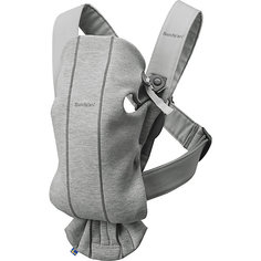 Рюкзак-кенгуру BabyBjorn Mini Cotton Jersey светло-серый